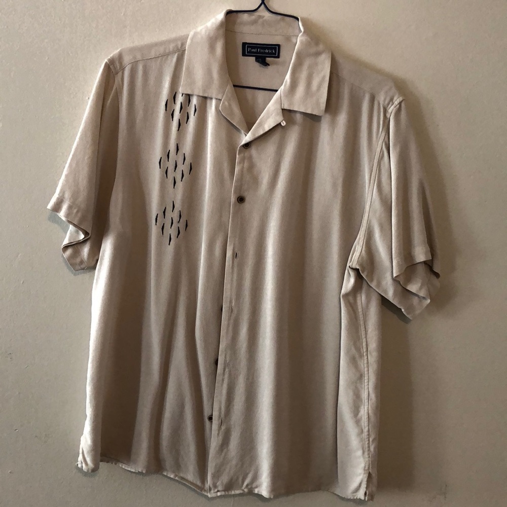 Paul Fredrick Short Sleeve Collard Shirt